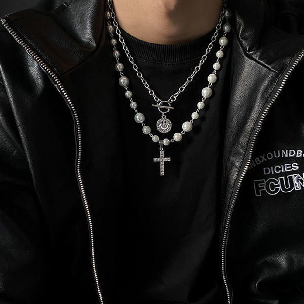 DANILO Vòng cổ Mặt Thánh Giá Đính Đá Sang Trọng