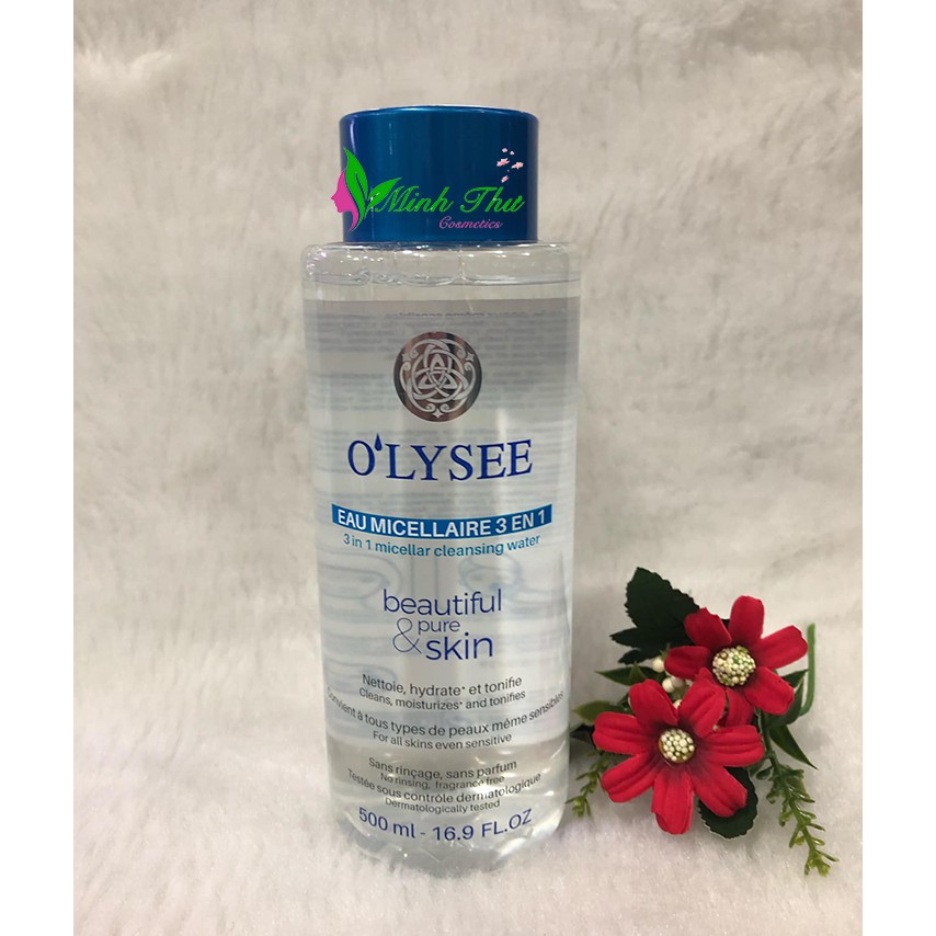 Nước Tẩy Trang O'Lysee 500ml 3 in 1 Micellar Cleansing Water