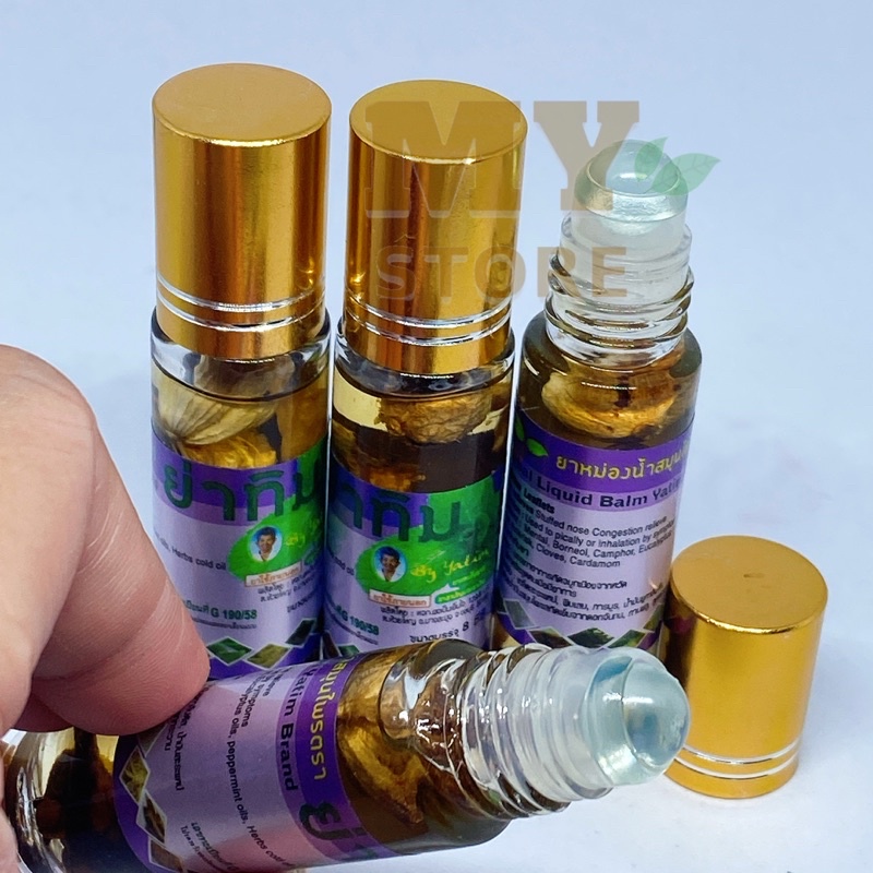 (Chính Hãng) Dầu Lăn 13 Vị Thảo Dược Otop Bà Già Thái Lan 8cc
