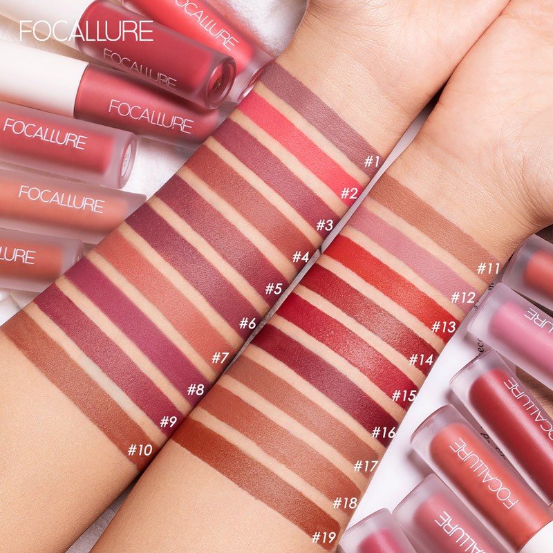 Son lì FOCALLURE màu nude chống thấm nước và lâu trôi 4.8g