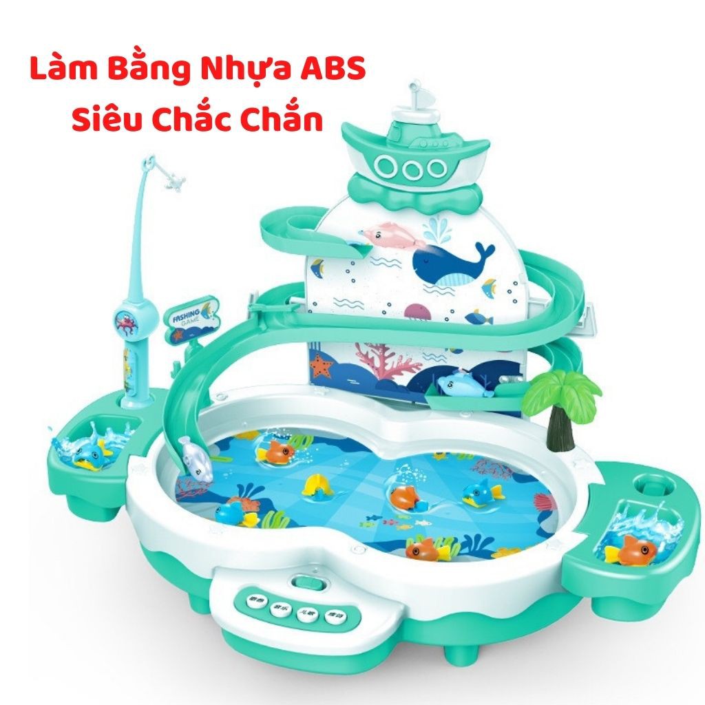 Đồ Chơi Câu Cá Nam Châm Cao Cấp Có Nhạc Cho Bé Vui Chơi Sáng Tạo, Shop Mẹ Mốc ,CCDL