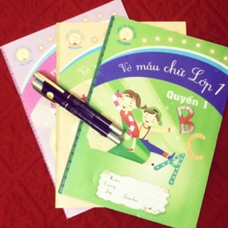 Combo bộ vở luyện viết và bút
