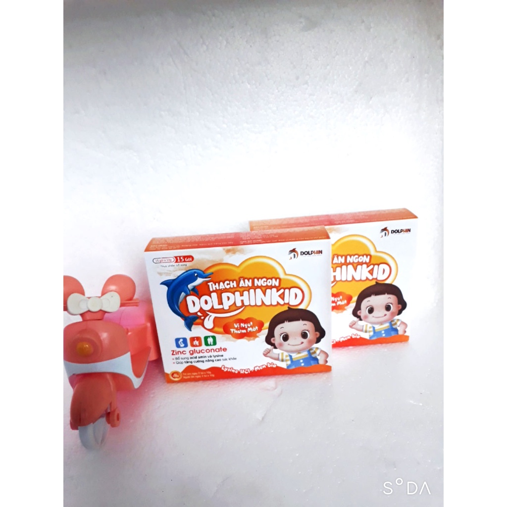Thạch ăn ngon DOLPHINKID, giúp ăn ngon và tăng cường sức đề kháng