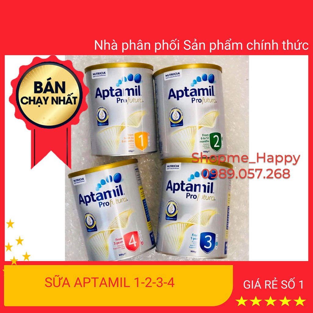 Sữa Aptamil ProFutura 1,2,3 Cho Bé, Nội Địa Úc, 900 Gram Mới Nhất