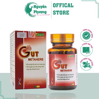 Viên gut metaherb gout 💥 cao cấp 💥 metaherb hỗ trợ giảm gút tận gốc - sản phẩm từ viện hàn lâm khcn việt nam