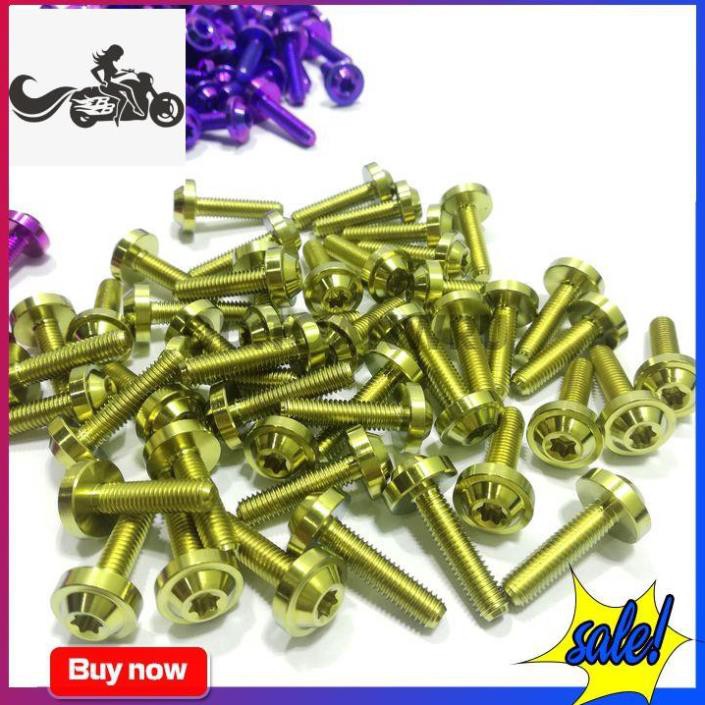 Ốc Titan Gr5 5Li20 Đầu Dù Gắn Bợ Cổ Winner, Đồng Hồ Winner X (Giá 1 Con)