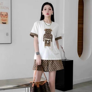 Bộ gấu GC đính kim sa