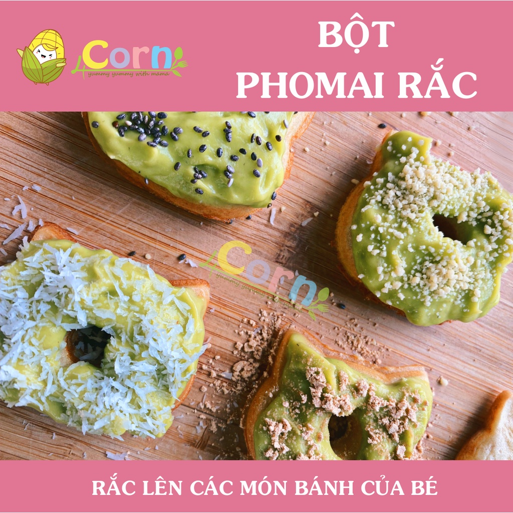 Bột phomai rắc Megmilk Snow Nhật Bản - Cho bé 12m+