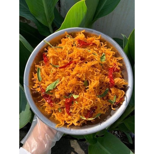 Khô gà lá chanh 1kg 2 hộp (giao hoả tốc HCM)