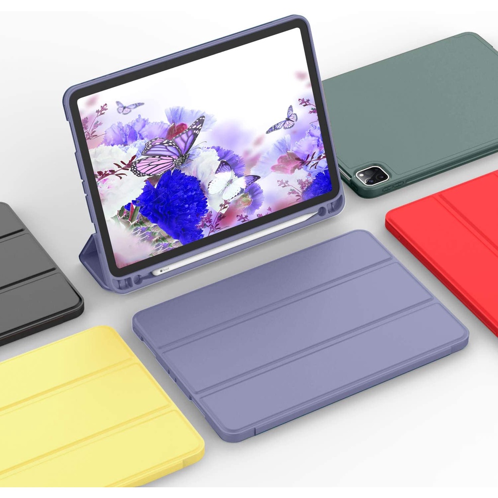 Ốp Máy Tính Bảng Có Khay Đựng Bút Cho ipad mini 6 8.3 ipad 9th 10.2 pro 12.9 2021 pro 11 2020 gen 8 7 6 5 air 2 1 9.7 pro 10.5