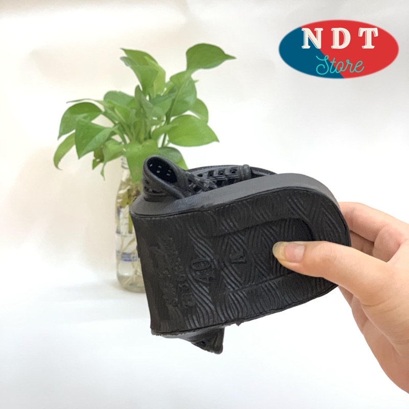 Dép tổ ong Dép đi trong nhà Màu Đen Nam Nữ đi trong nhà văn phòng siêu bền