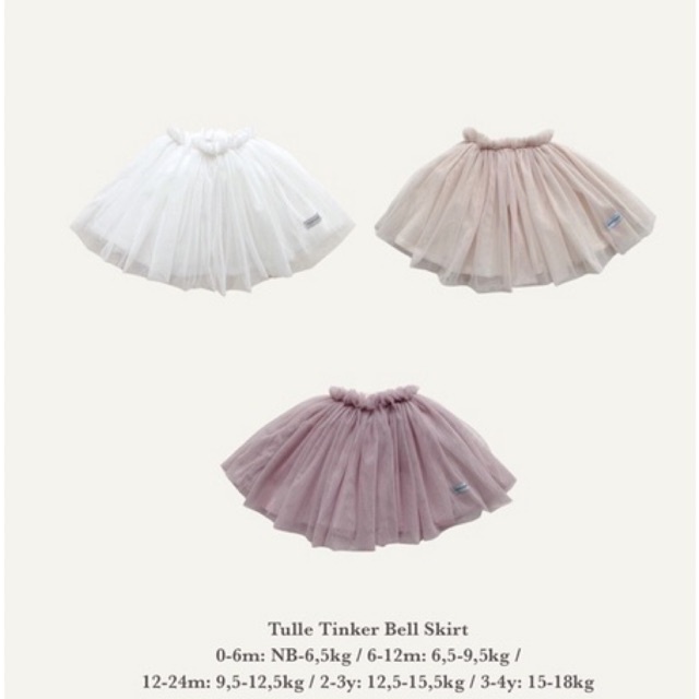 Tinker Bell Tutu Skirt 21 (Chân váy tutu xòe bồng) Macro &amp; Micro