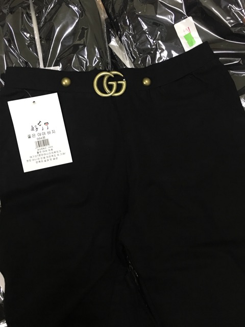 Quần legging nữ đính khuy lưng cao vải mềm siêu giãn đủ size | BigBuy360 - bigbuy360.vn