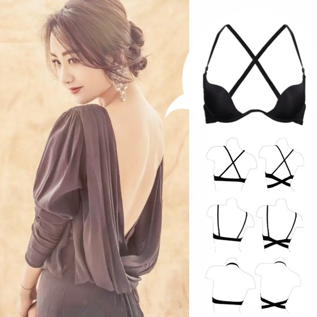 Áo ngực khoét sâu chữ V không đường may thời trang gợi cảm mới cho nữ