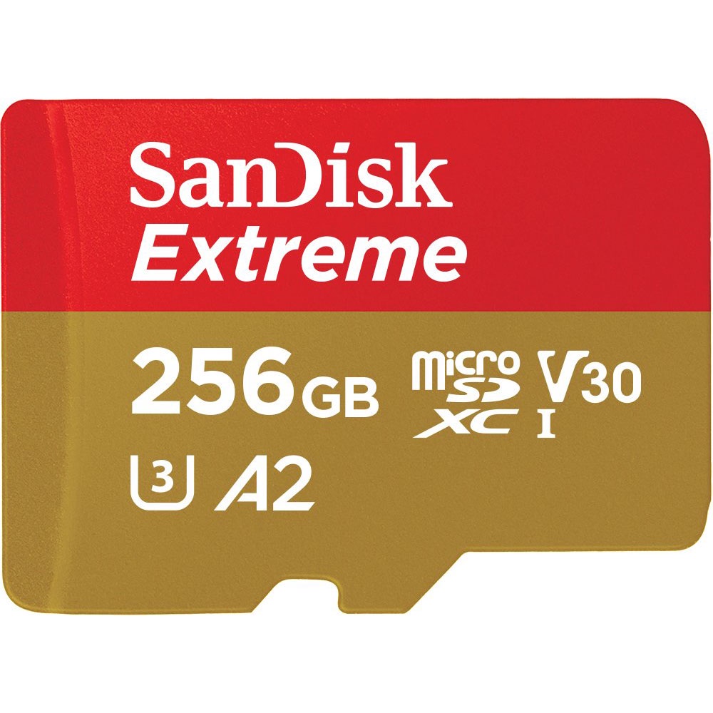 Thẻ Nhớ 256GB MicroSD SanDisk Extreme A2 V30 U3 Class 10 UHS-I 160MB/S Tốc Độ Siêu Cao