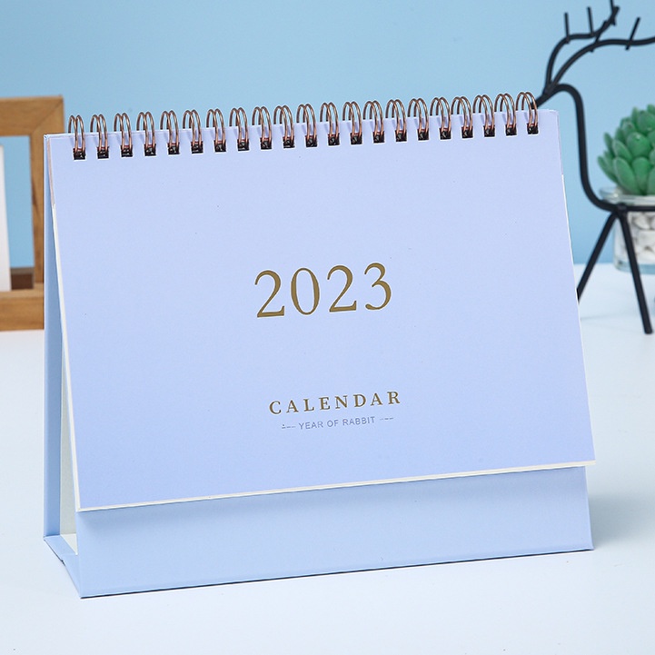 Lịch Để Bàn 2023 Mini Màu Sắc Xinh Xắn