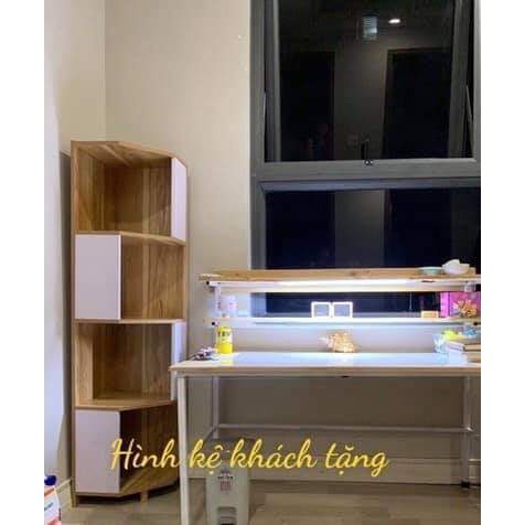 Kệ Gỗ-Giá Đựng Sách-Vở ❤️Giảm Sốc❤️ Kệ Để Góc Tường Hình Tam Giác 4 Tầng Cực Tiện Ích Cách Điệu