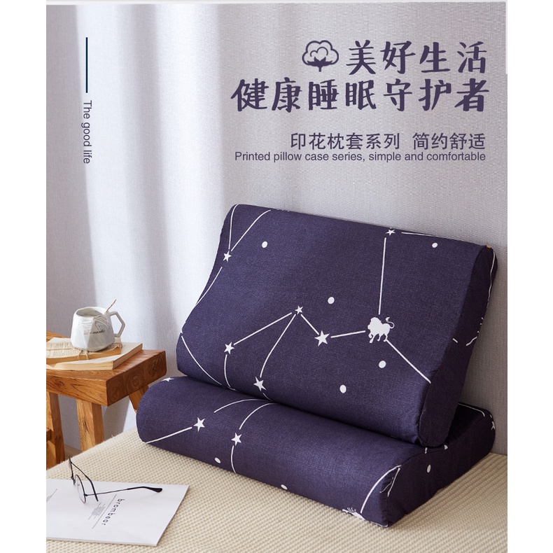 ✲Vỏ Gối Bằng Cao Su latex Chất Lượng Cao✲ 2 Cặp Vỏ Gối latex Kích Thước 30x50 Kích Thước 40x60 Dùng Cho Người Lớn Và Trẻ Em