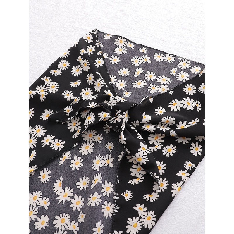 Tổng Hợp Áo Khăn Buộc Thời Trang Sexy Các Loại, [AdorablexBeautiful], Áo Tube Khăn Họa Tiết Bandana, Hoa, Vằn, Trơn