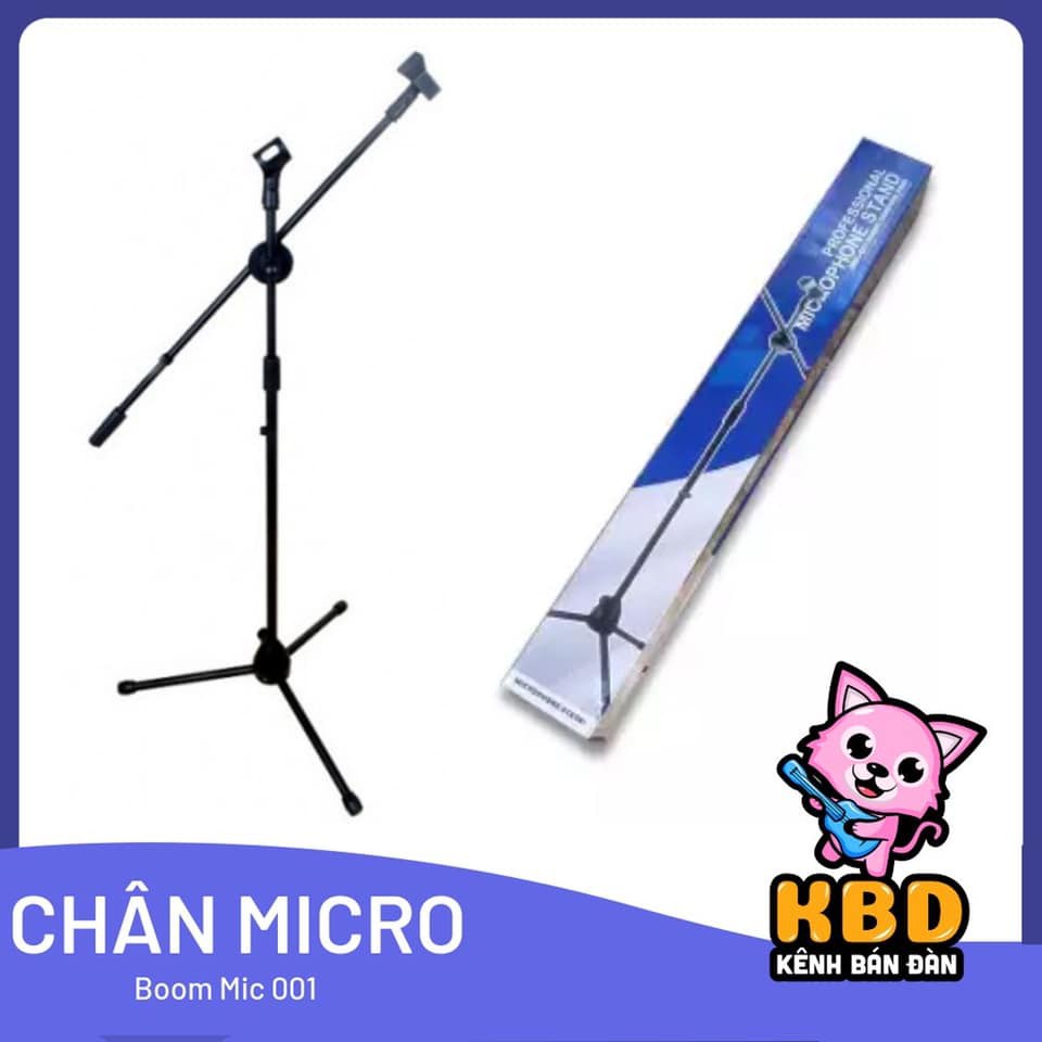 Chân đế đứng kẹp Micro bom mic stand-chân đế micro sân khấu