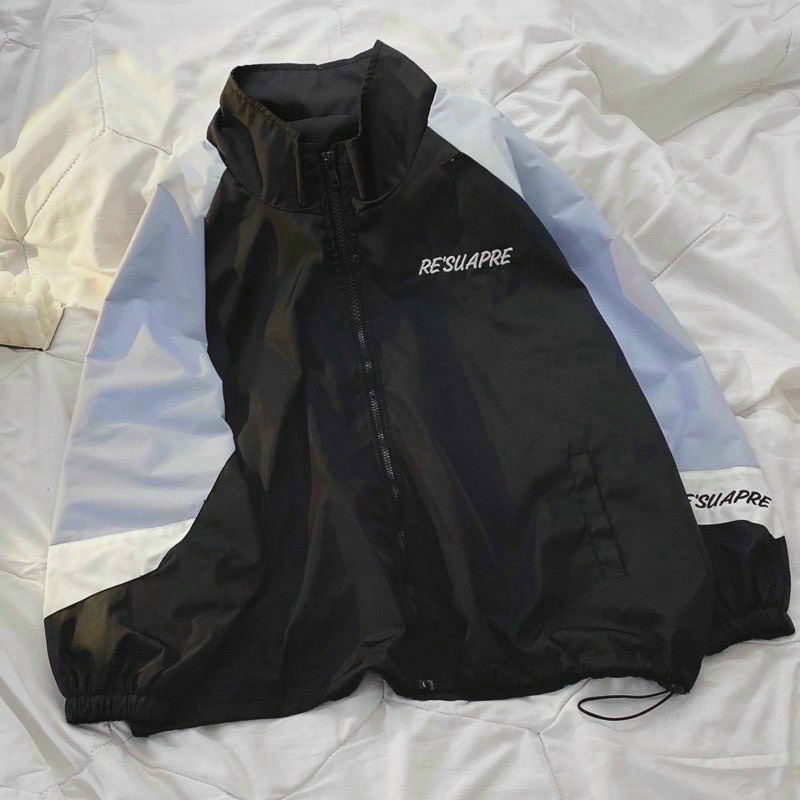 Áo KHoác Dù Nữ Hai Lớp Phối màu ReSuaPre Thời Trang Học Đường năng Động Thanh Lịch