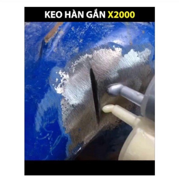 Combo 2 Cái Keo hàn gắn sắt, thép, kim loại X2000 đa năng siêu chắc Nhật Bản