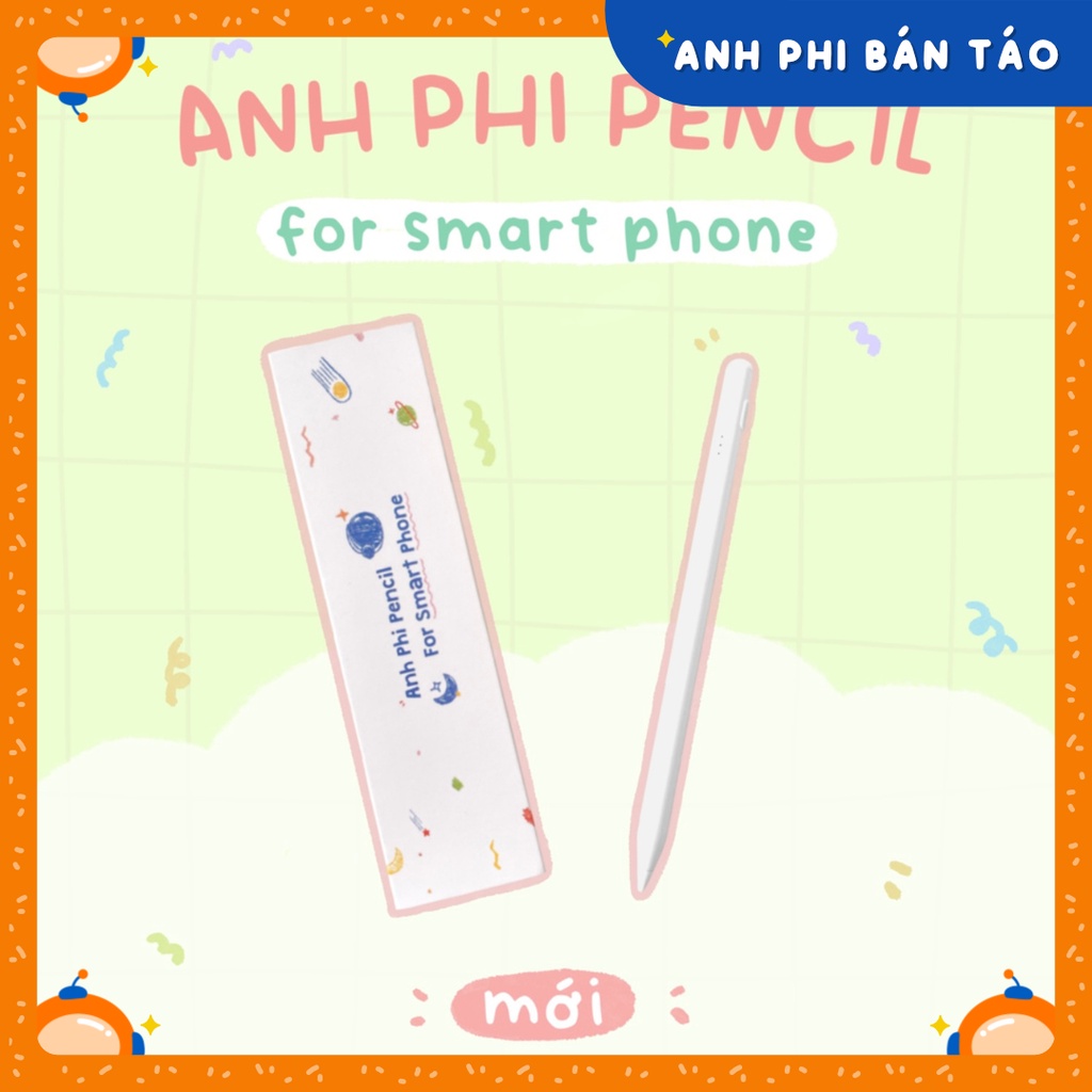 [Mới 2022] Bút Cảm Ứng Anh Phi Pencil Gen 1 Dùng Cho Điện Thoại Màn Hình Cảm Ứng