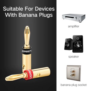 Set 4 Phích Cắm Hình Bắp Chuối Dành Cho Loa