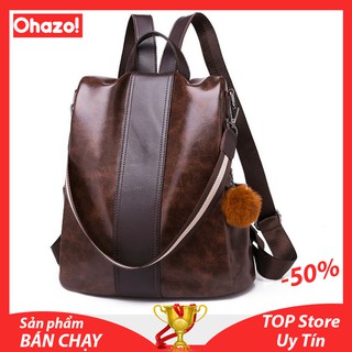 Balo Nữ Thời Trang Cao Cấp, Chống Trộm, Chống Nước Ohazo! BL110