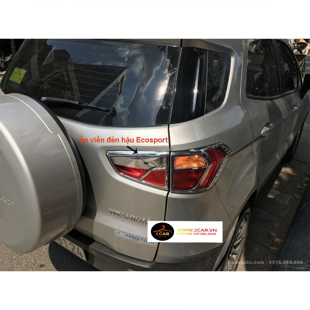 Ốp viền đèn pha hậu Ford Ecosport 2014/2017 { HÀNG ĐẸP }