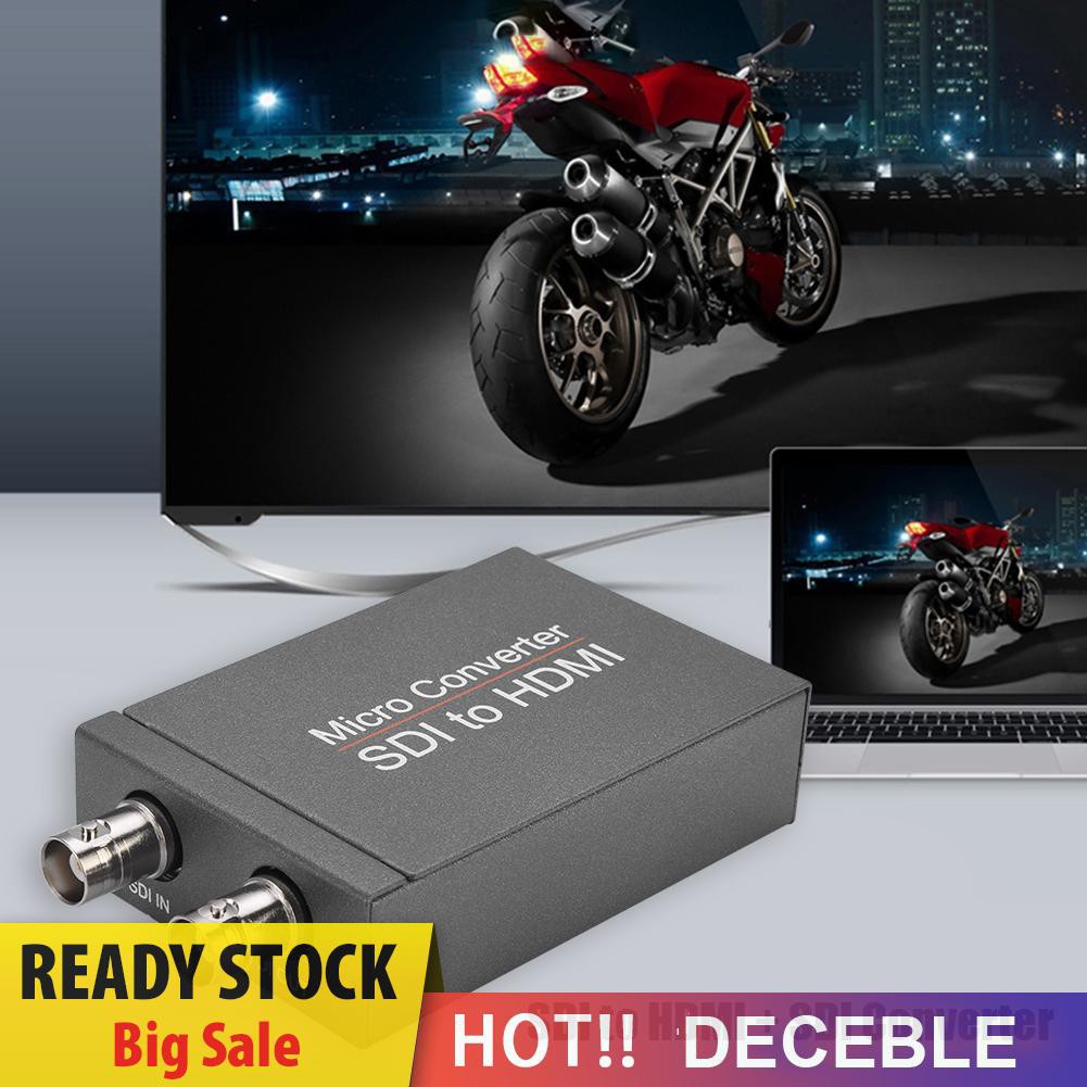 Deceble HD 3G SDI to HDMI-compatible Converter BNC to HDMI-compatible Adapter Audio Auto Format Detection