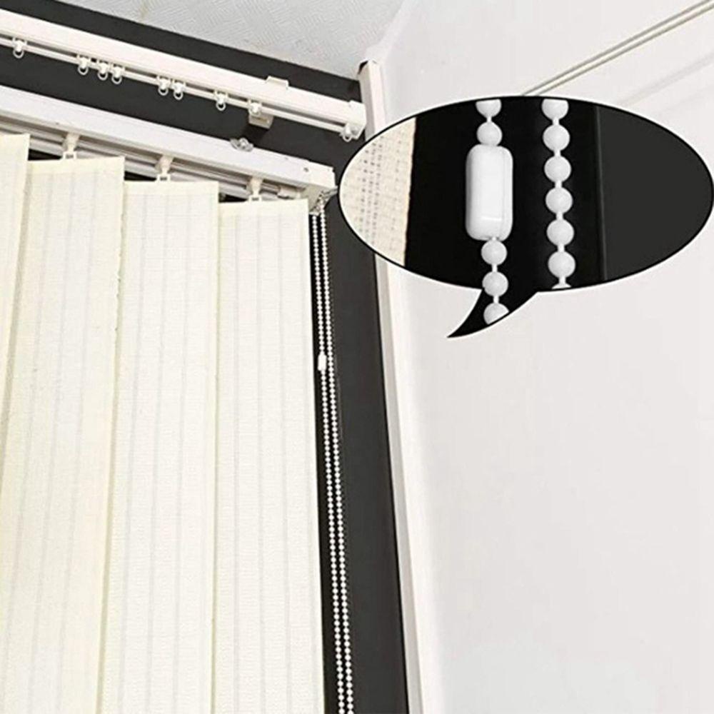Phụ Kiện Dây Kéo Rèm Cửa Dạng Hạt Tròn Bằng Nhựa Tiện Lợi
