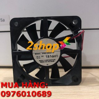 QUẠT HÚT, QUẠT TẢN NHIỆT 6CM DC 24V NIDEC D06R-24SS4 60x60x15mm 0.1A