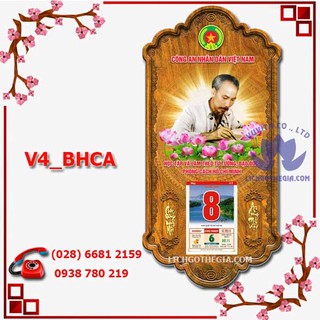 LỊCH GỖ BÁC HỒ VỚI CÔNG ANH NHÂN DÂN