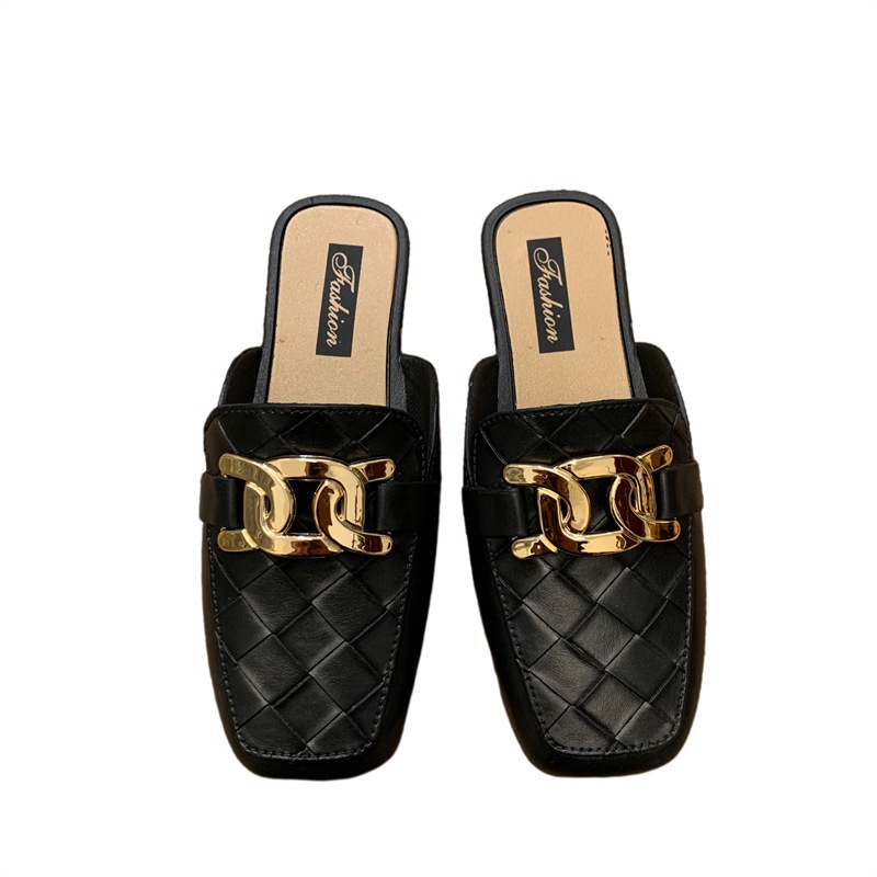 Dép Sandal Xỏ Ngón Đế Bằng Phong Cách La Mã Thời Trang Đi Biển Mới Cho Nữ