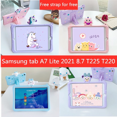 Ốp silicon mềm chống sốc hoạt hình dễ thương an toàn trẻ cho Samsung tab A7 Lite 2021 8.7 inch SM-T225 SM-T220