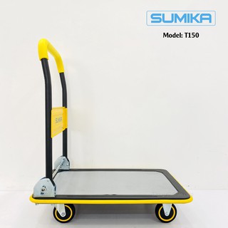 Xe đẩy hàng cầm tay gấp gọn đa năng SUMIKA T150 - SUMIKA T300, Khung thép sơn tĩnh điện,Tải trọng 300kg