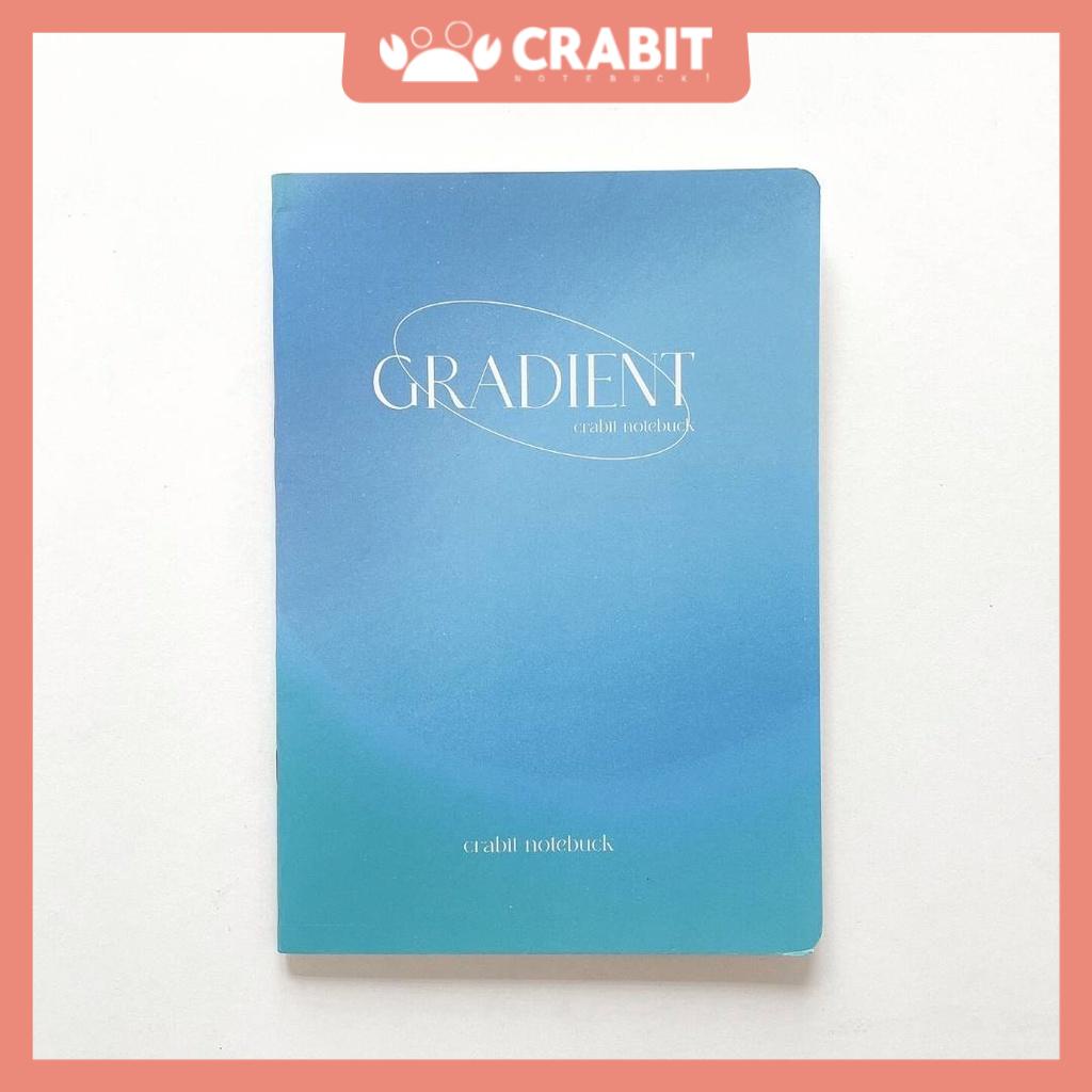 Vở kẻ ngang 80 trang Crabit Gradient Xanh dương