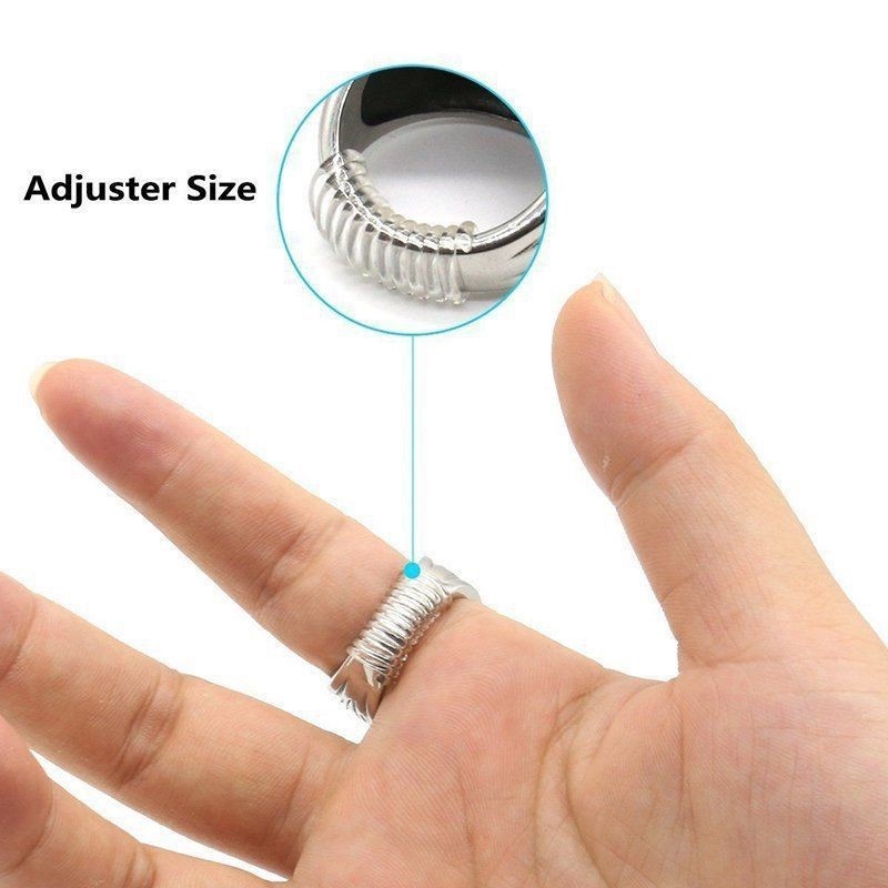 1 Túi Dụng Cụ Điều Chỉnh Kích Thước Nhẫn Rời/ Nhẫn Xoắn Ốc Trong Suốt Có Thể Điều Chỉnh Kích Thước Bảo Vệ Trang Sức
