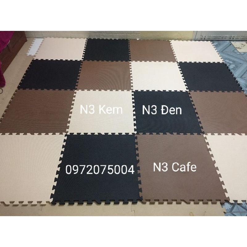 Thảm xốp trải sàn ko mùi 60x60 hàng VN siêu đẹp