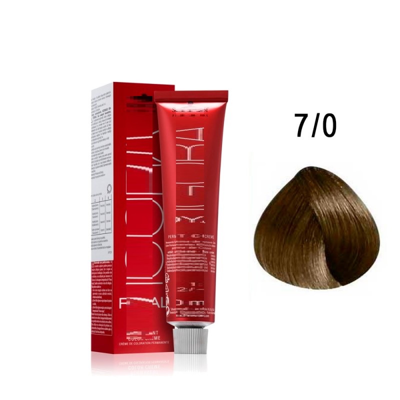 Thuốc Nhuộm Tóc Màu Vàng Nâu Tự Nhiên 7/0 Medium Natural Blonde Hair Dye Cream