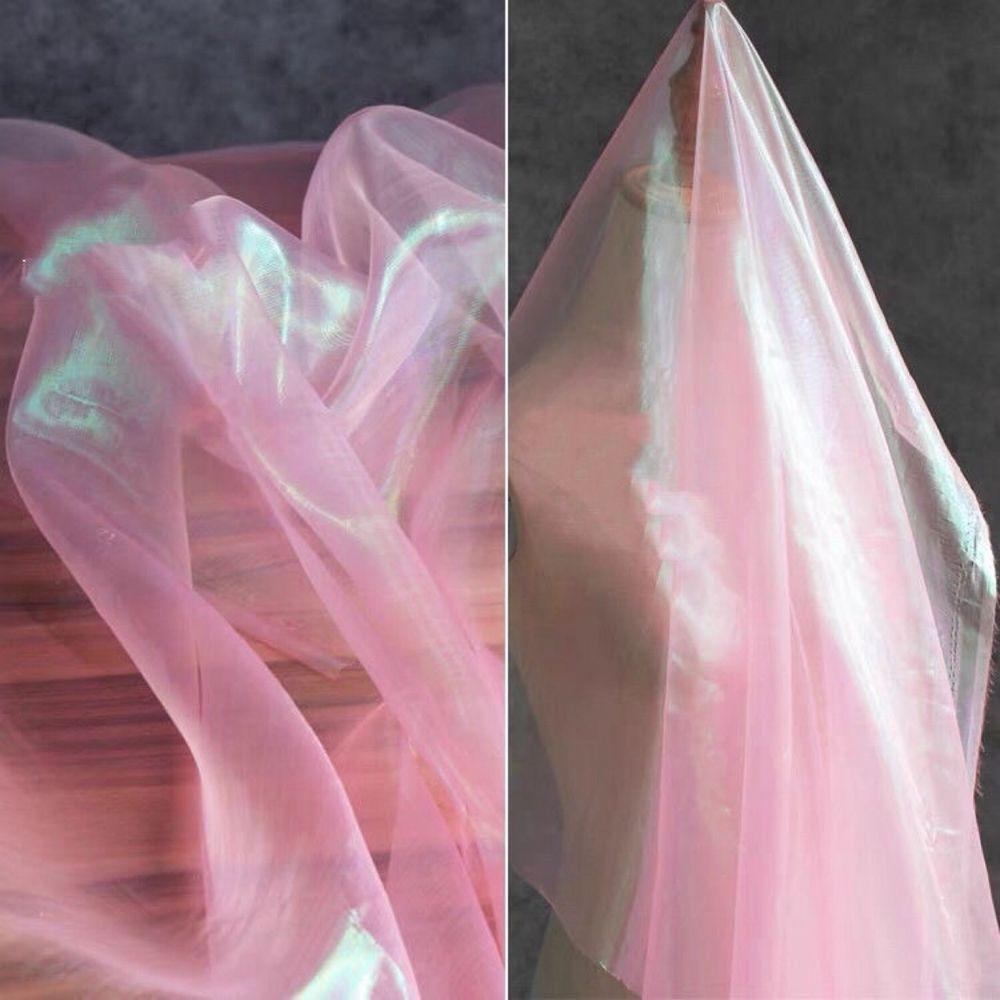 Cuộn Vải Tuyn Mềm Trong Suốt Màu Holographic Dùng Làm Đồ Thủ Công DIY