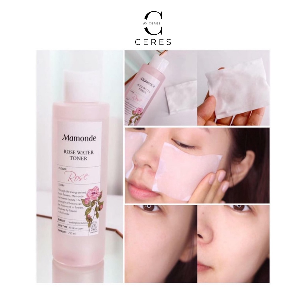 Nước Hoa Hồng Cân Bằng Toner Mamonde Làm Sạch Và Cung Cấp Độ Ẩm 250ml