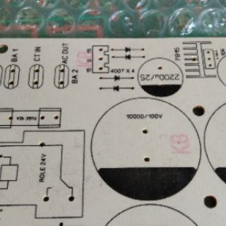 Pcb nguồn 8 tụ sợi thủy tinh