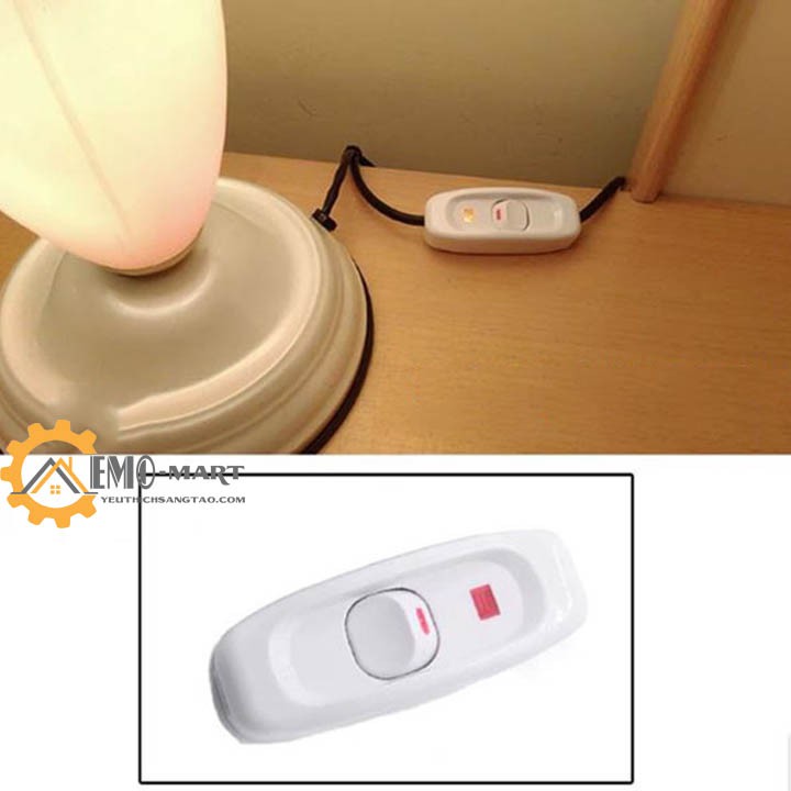 💥 Công tắc bật tắt quả nhót có đèn báo 💥 Nhựa ABS chống cháy nổ - Chịu tải 10A - 2500W