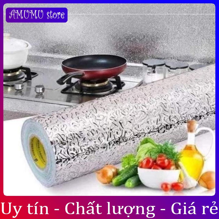 GIẤY BẠC DÁN NHÀ BẾP CHỐNG THẤM, CHỐNG BÁM BẨN ĐA NĂNG 61*10m