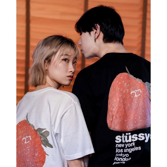 Áo Thun Stussy Strawberry 100% CÓ SẴN