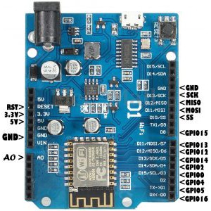 Arduino Wifi ESP8266 WeMos D1 R2