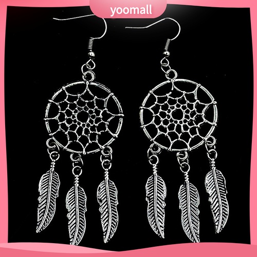 Yomall♡ Bông Tai Hình Lưới Giấc Mơ Thời Trang Boho Cho Nữ