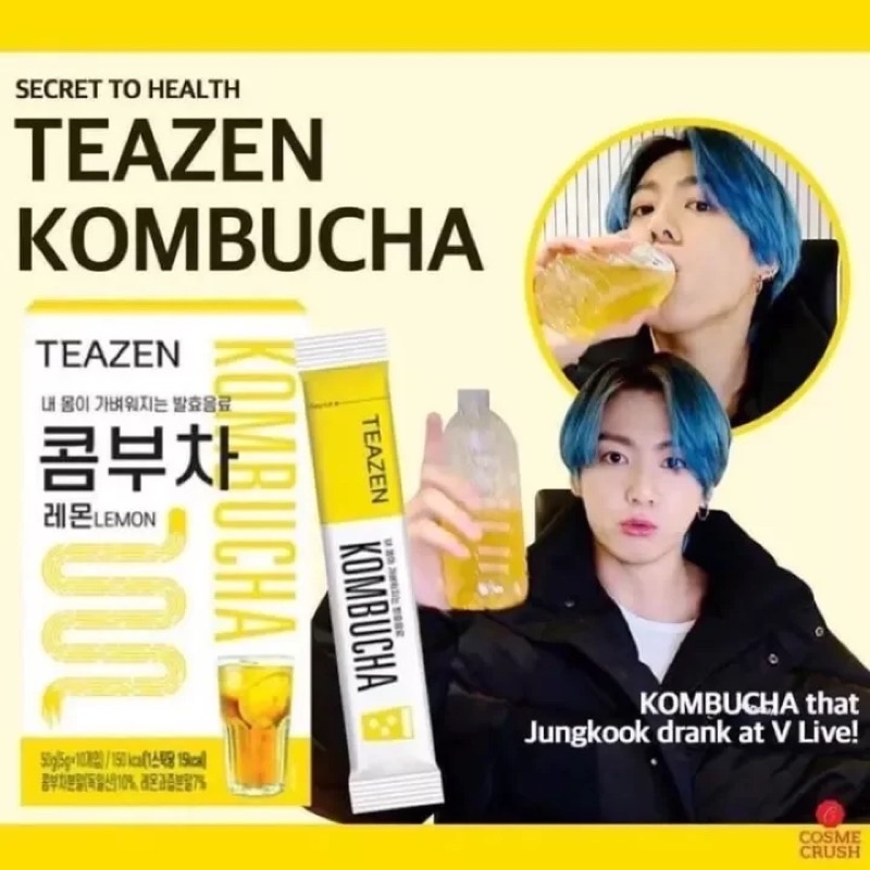 [Không box] Trà Kombucha Teazen 10 gói